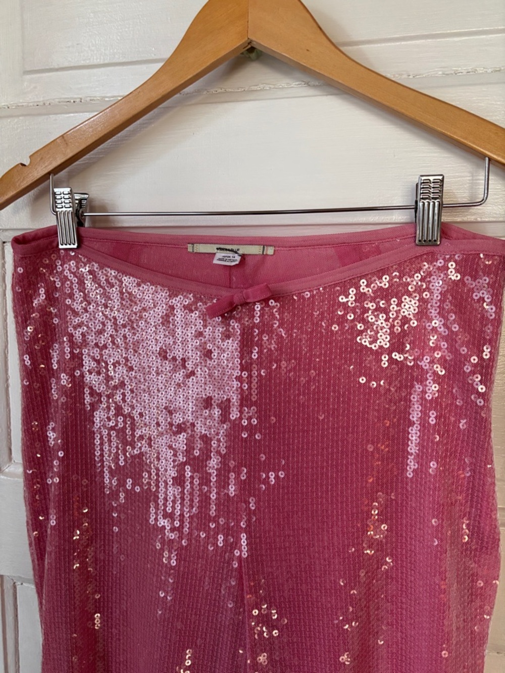 KIMCHI BLUE LILY CROPPED FLARE SEQUIN PANTS - Picture 4 of 12
